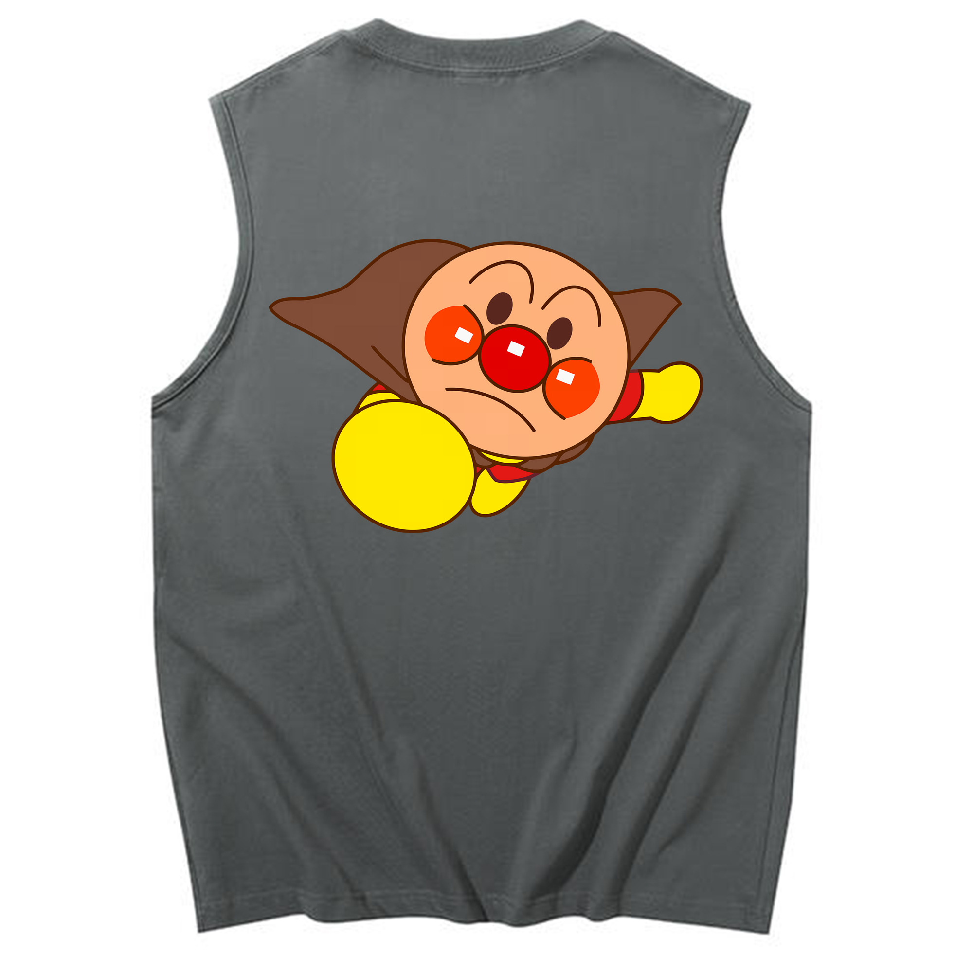 （画像用） アンパンマン Anpanman コットン100％タンクトップ（背面プリント）